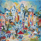 Sur la place de Cervo